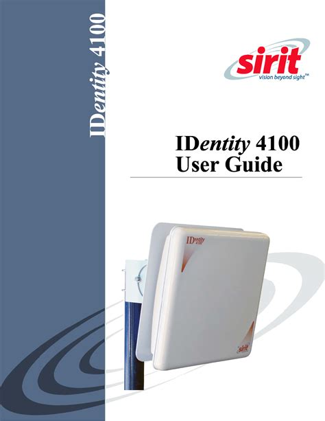 IDentity 4100 User Guide v2.01 